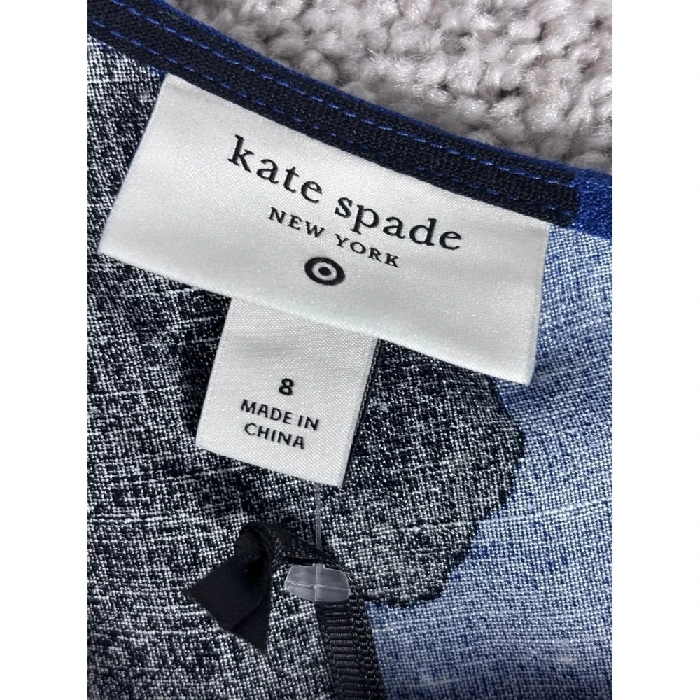 Kate Spade Target Womens Jumpsuit Size 8 Blue Black‎ Floral One Shoulder